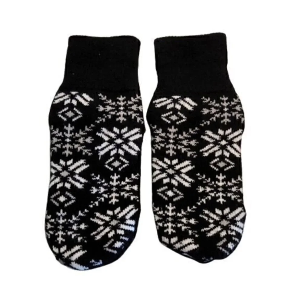 [Muk Luks] Snowflake Slipper Socks